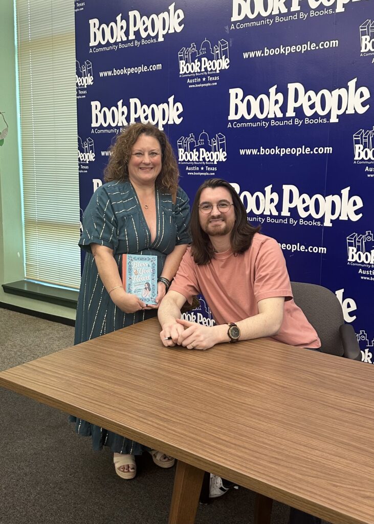 Jen with author Landon Bryant